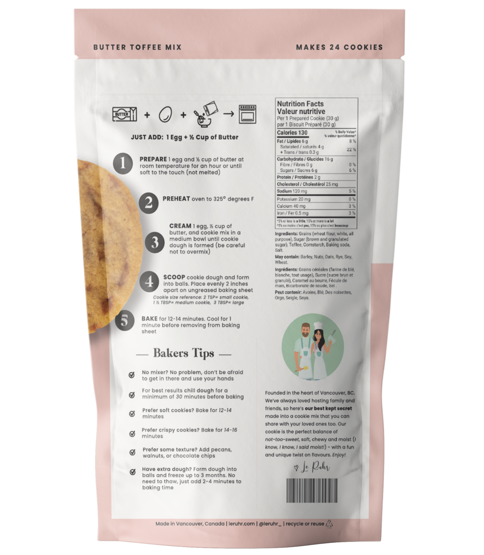 Butter Toffee Cookie Mix